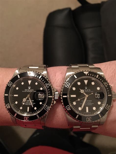 rolex new vs old submariner|best price rolex submariner new.